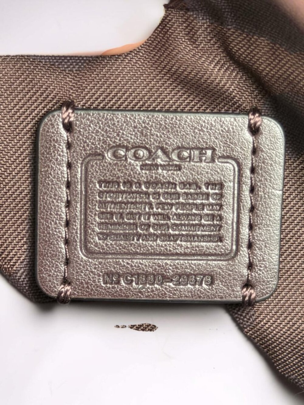 Coach Heart Appliqué Camera Bag / Double Zip Crossbody (Style #29673) - Picture 12 of 16